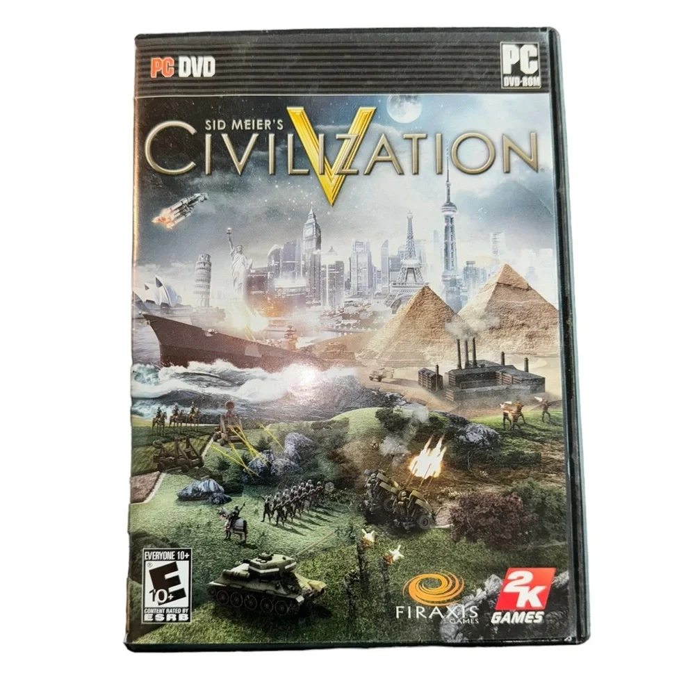 Civilization V (PC, 2010) Sid Meier 4X Video Game